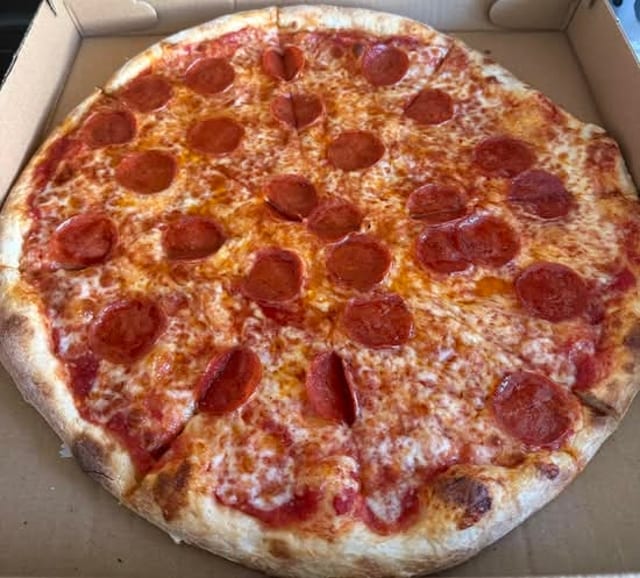 Hot Honey and Pepperoni Pizza.
